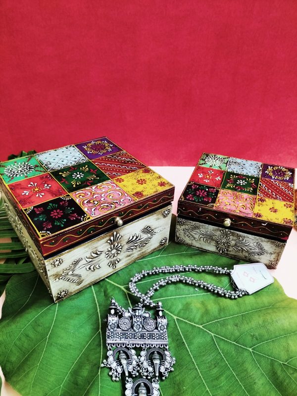 Handcrafted Decorative wooden jewellery box